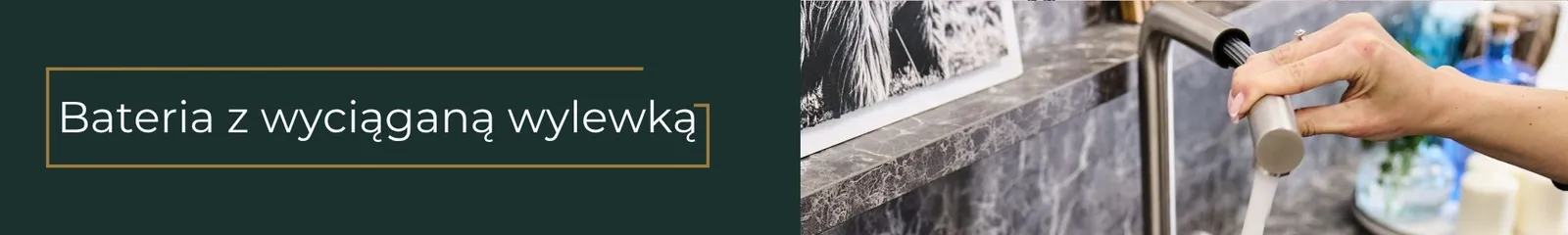 Bateria z wyciąganą wylewką