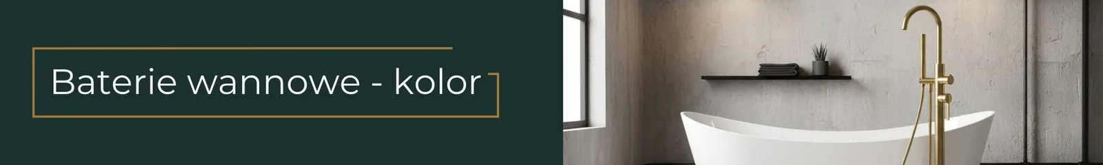 Baner kategorii Baterie wannowe wg koloru