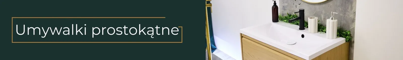 Umywalki prostokątne