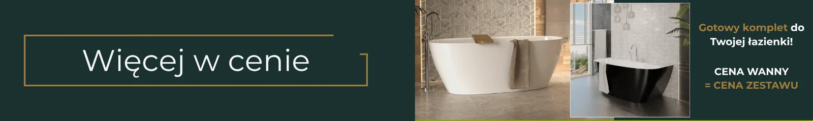 Baner kategorii Więcej w cenie