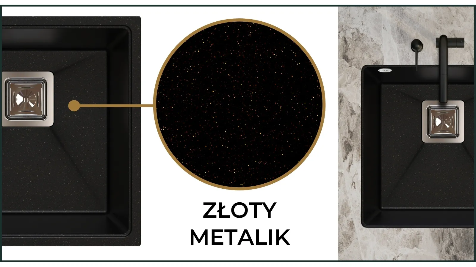 zlewozmywaki-złoty-metalik