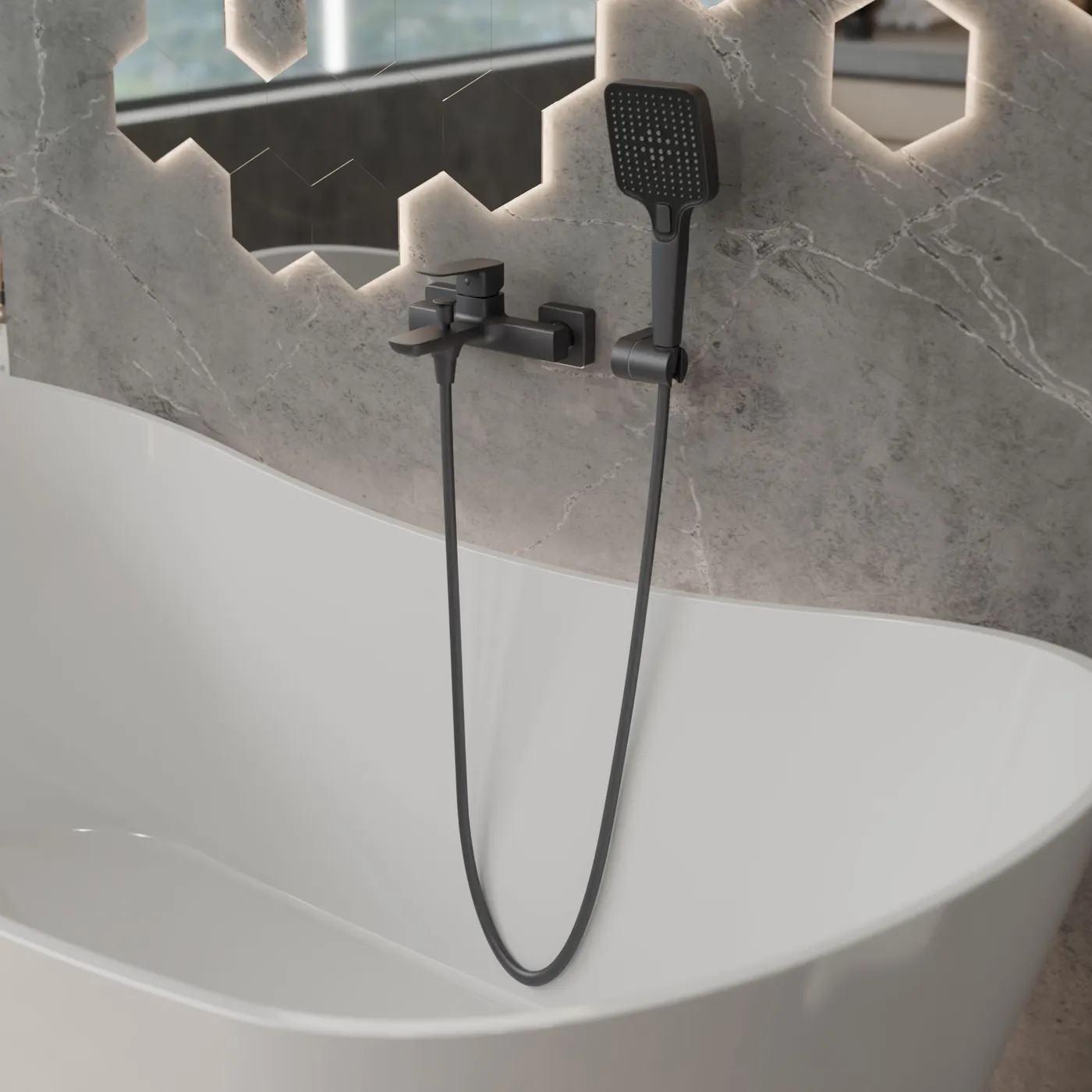 Bateria QANIX - Gun metal