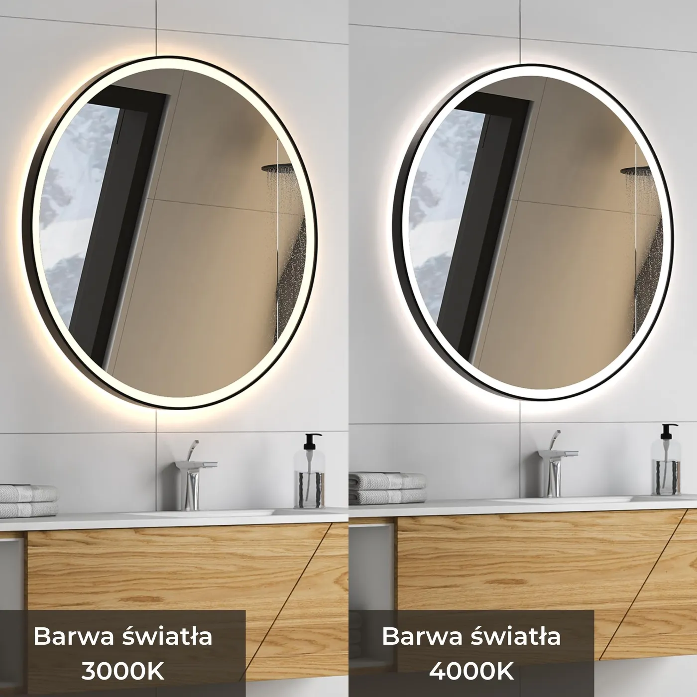 Porównanie oświetlenia 