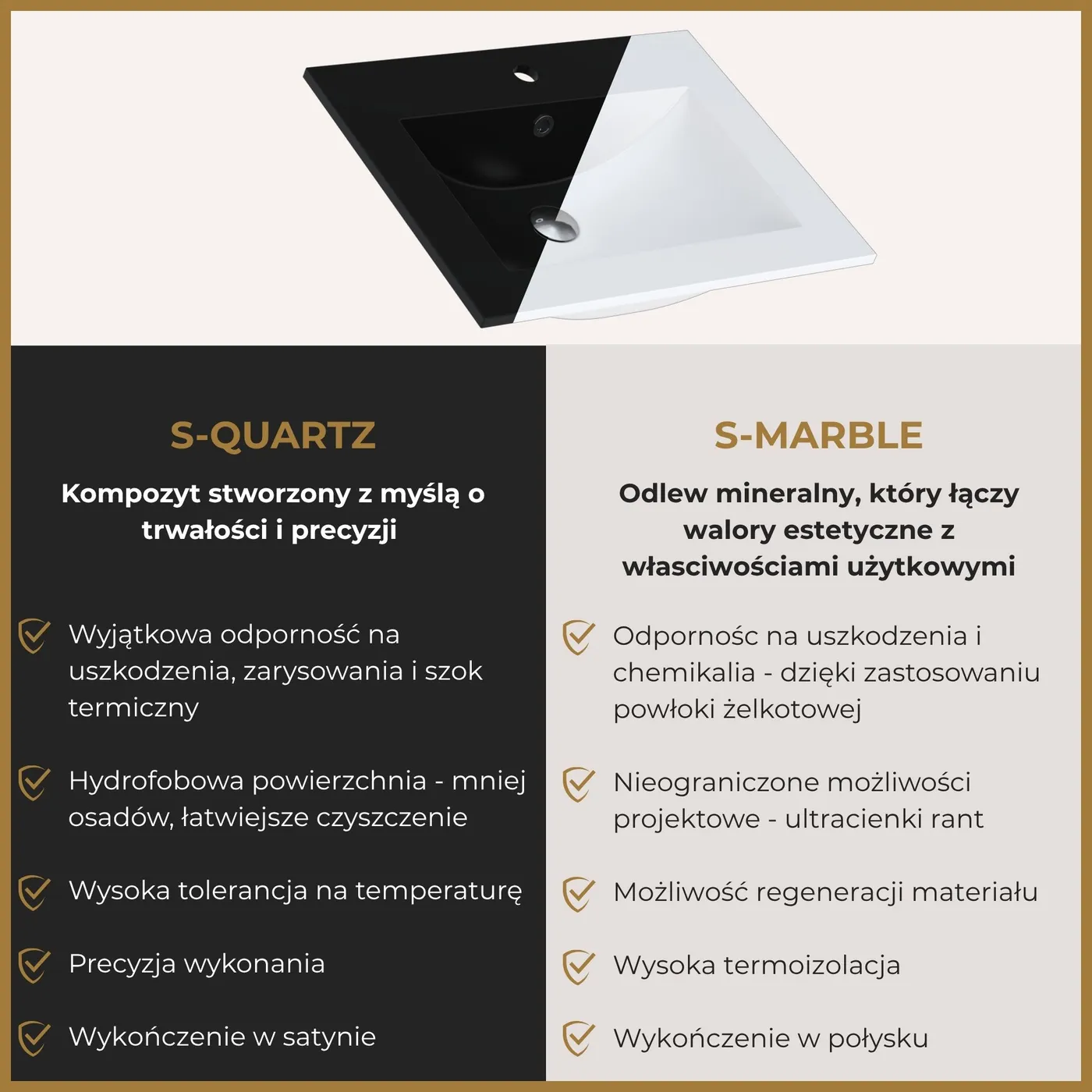 Porównanie materiałów