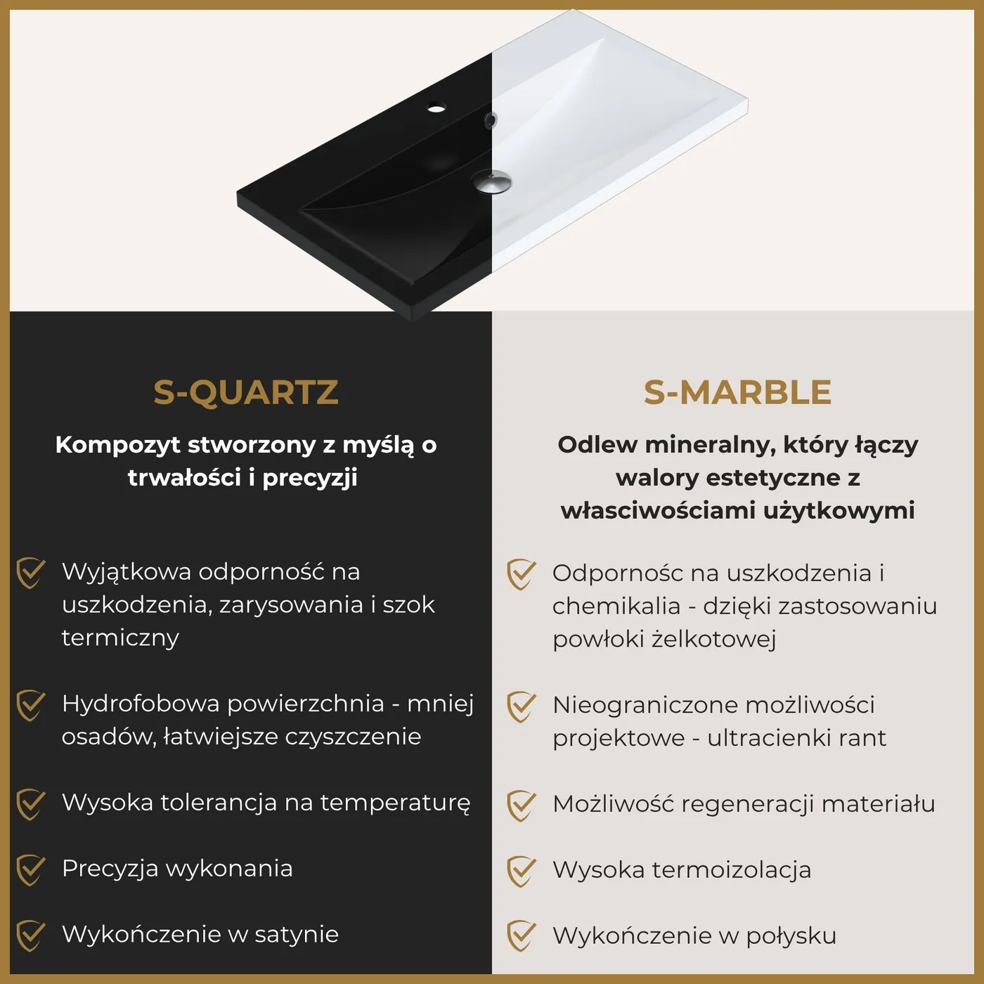 Porównanie materiałów