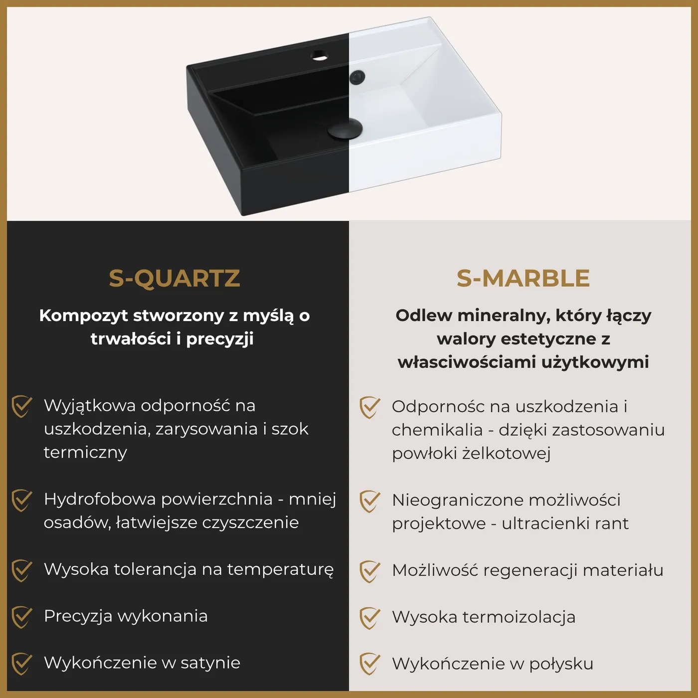 Porównanie materiałów