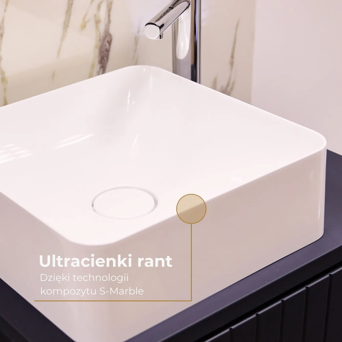 Umywalka HANA 40 wizualizacja