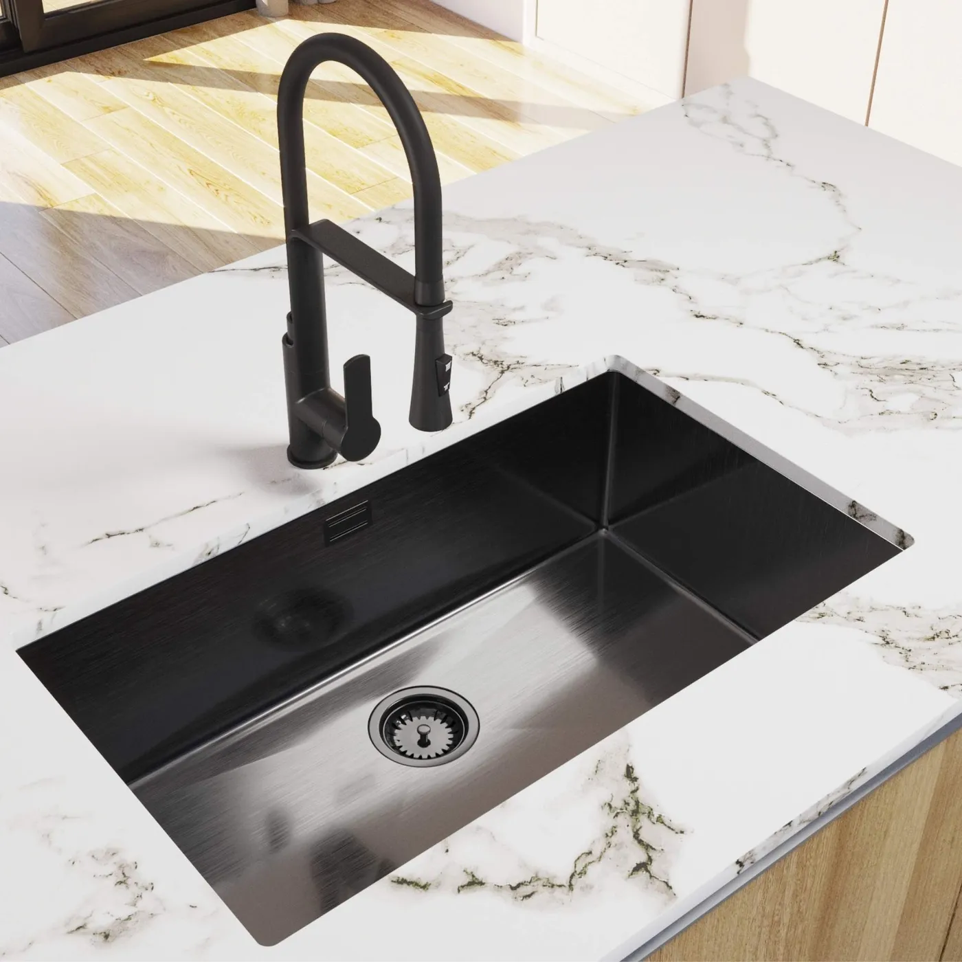 Zlew stalowy Steel SINK 75 aranżacja