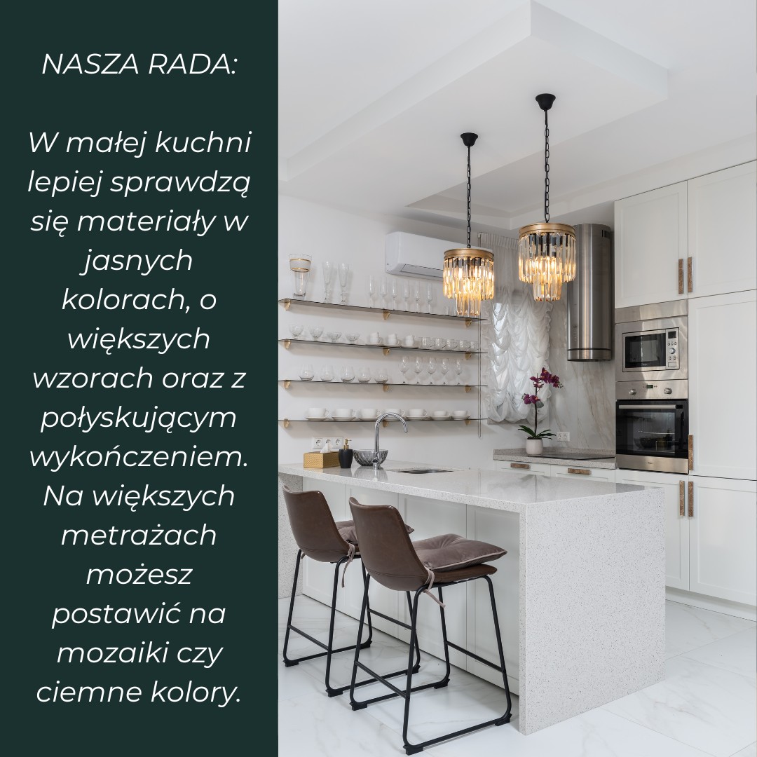 co na ścianę w małej kuchni