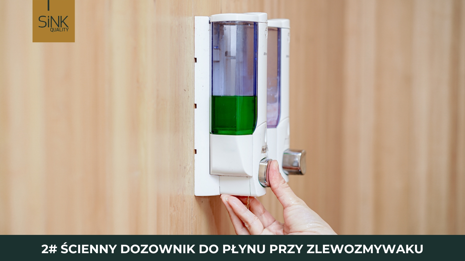 ścienny dozownik na płyn