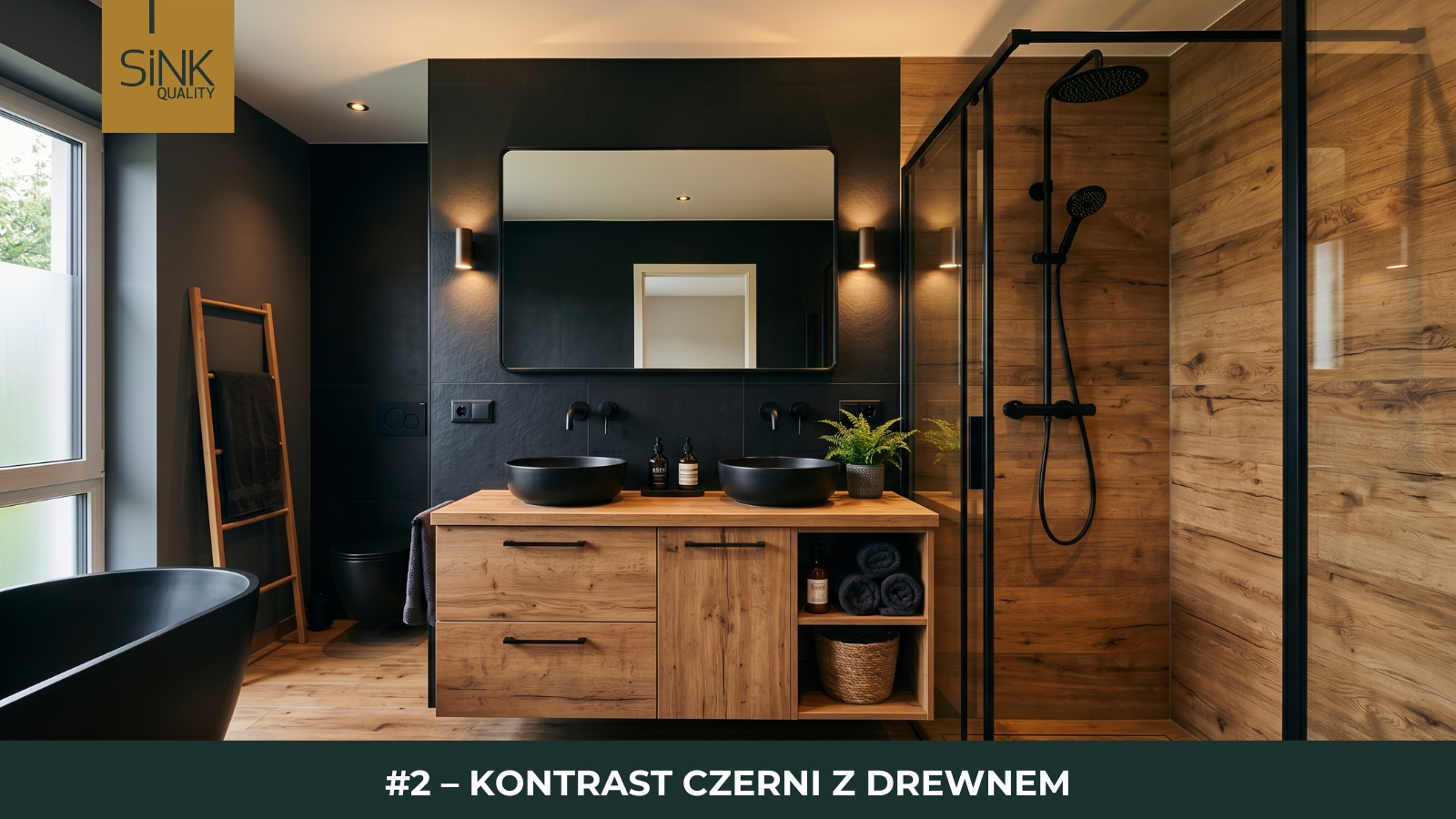 2 sposób na czarną łazienkę