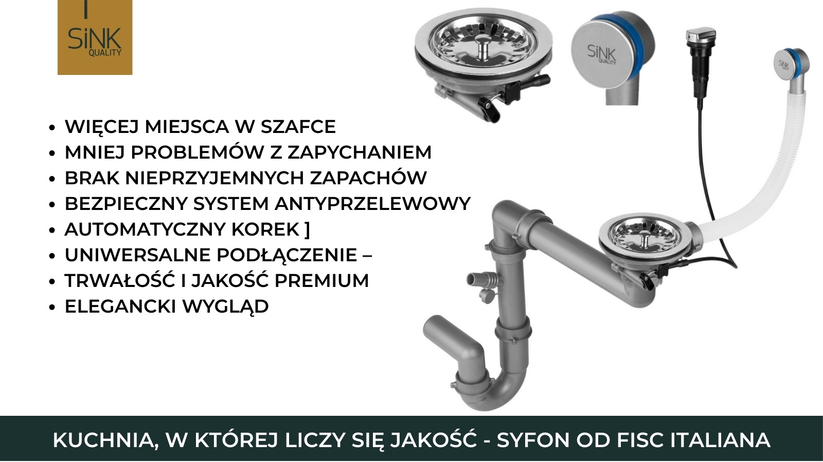 Czym zastąpić zapchany syfon