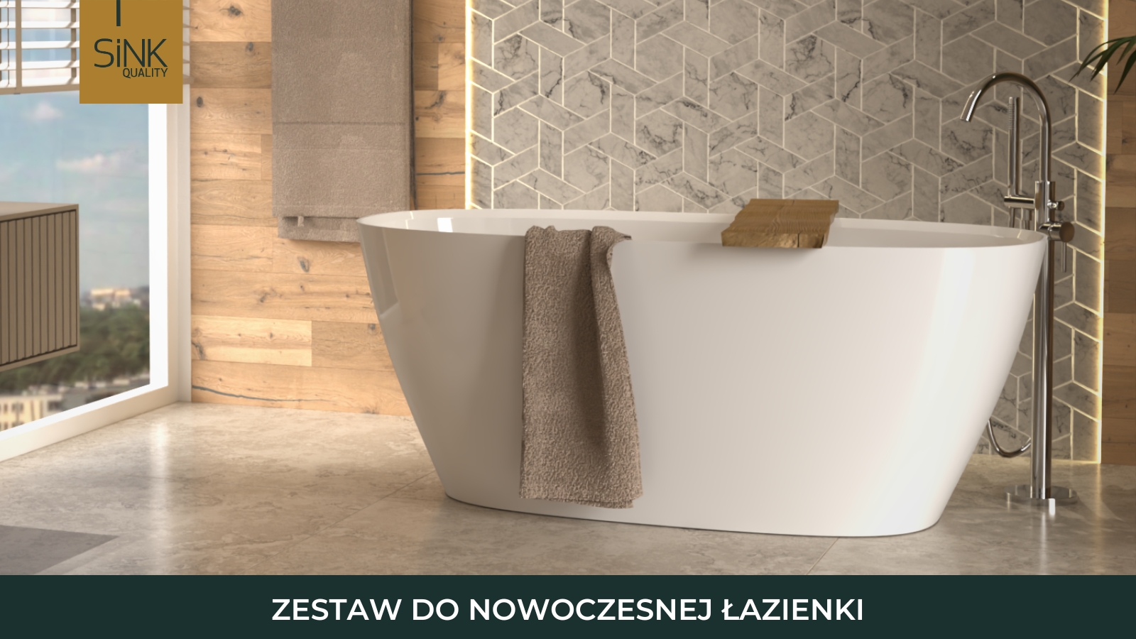 Wanna wolnostojąca do nowoczesnej łazienki