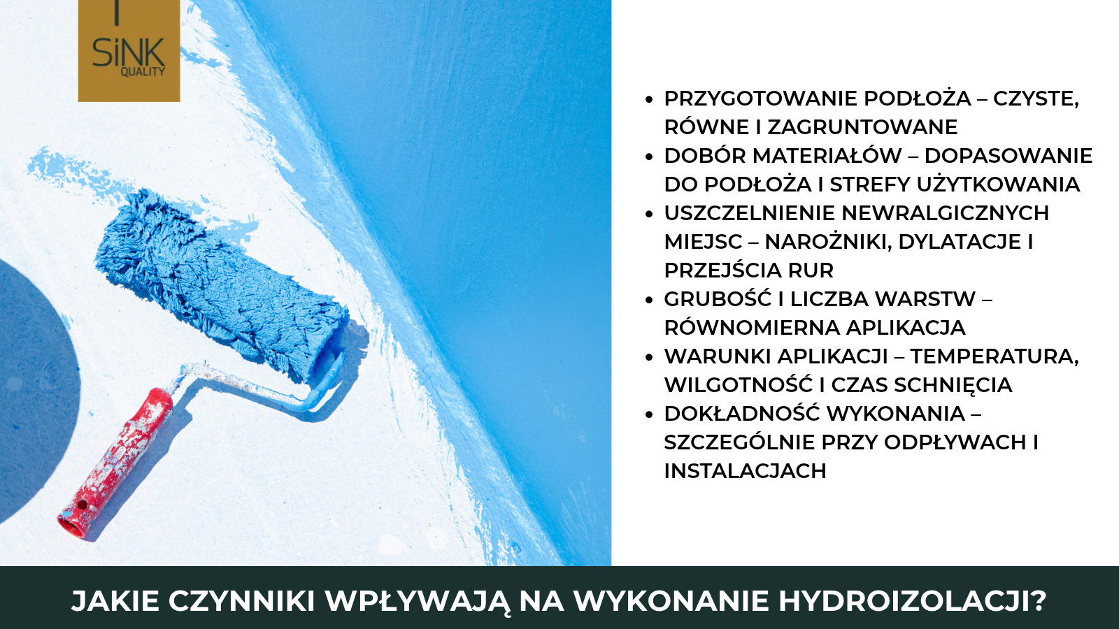 Co wpływa na hydroizolację łazienki