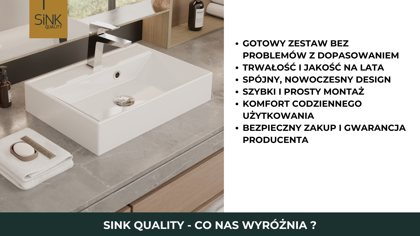 co wyróżnia zestawy umywalkowe od sink quality