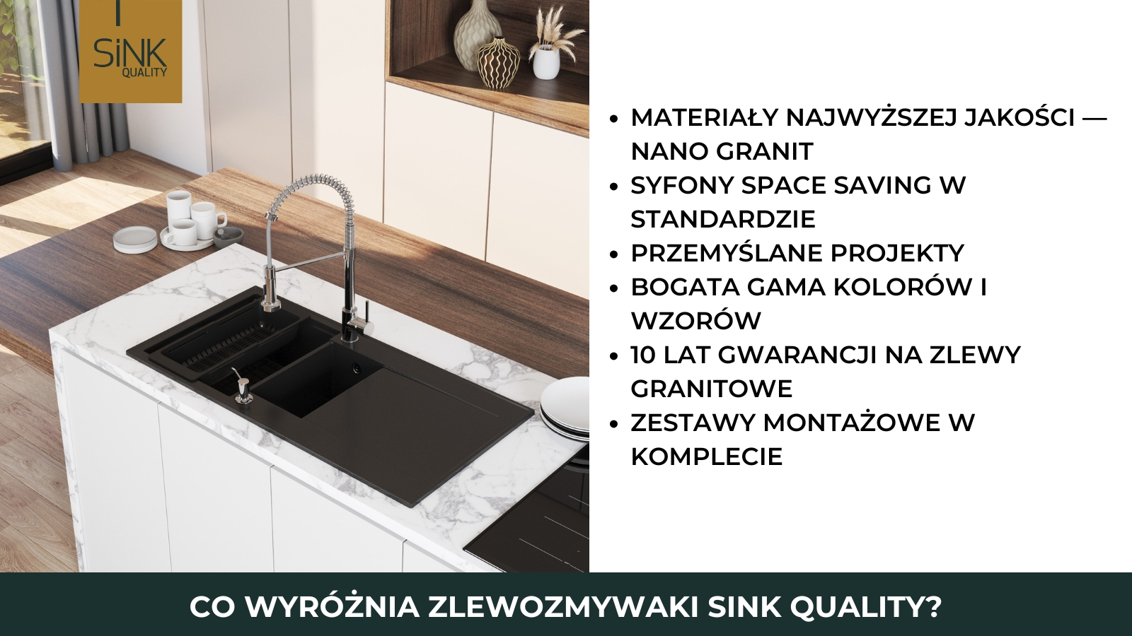 zalety zlewozmywaków granitowych SINK QUALITY