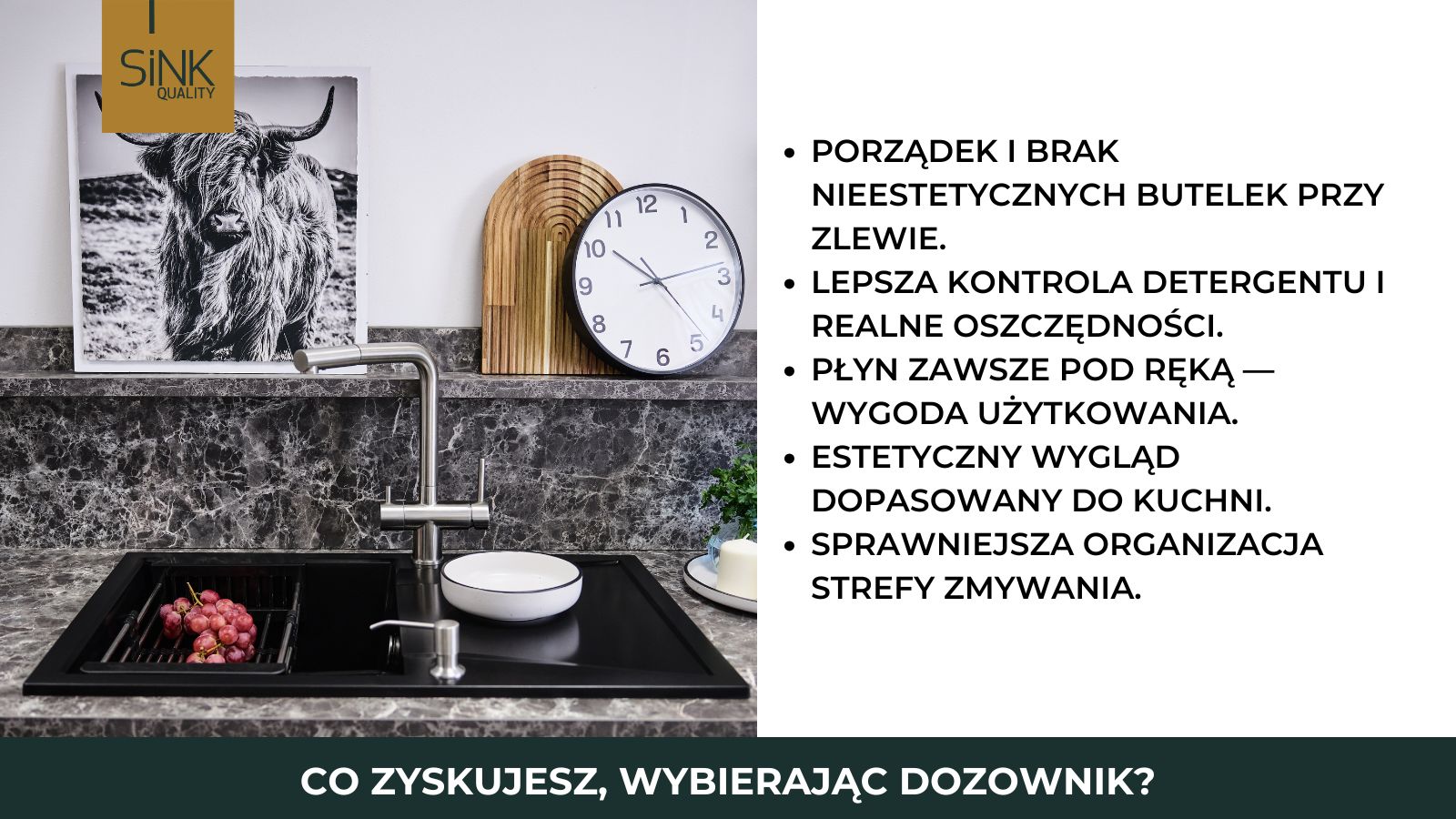 co zyskujesz za sprawą dozownika na płyn