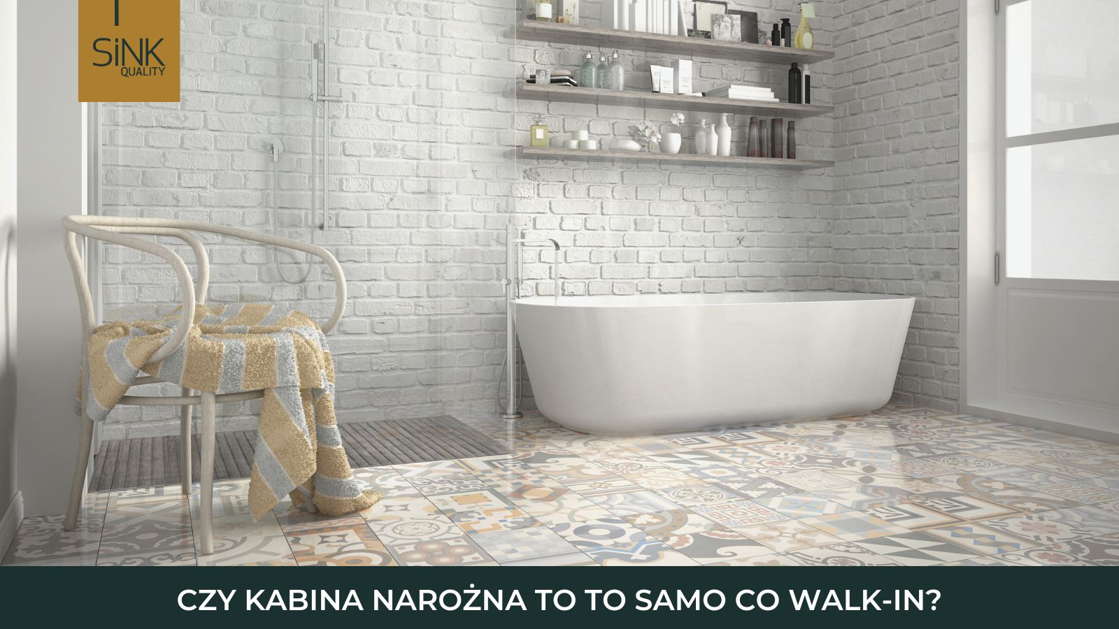 czy kabina narożna to to samo co walk in