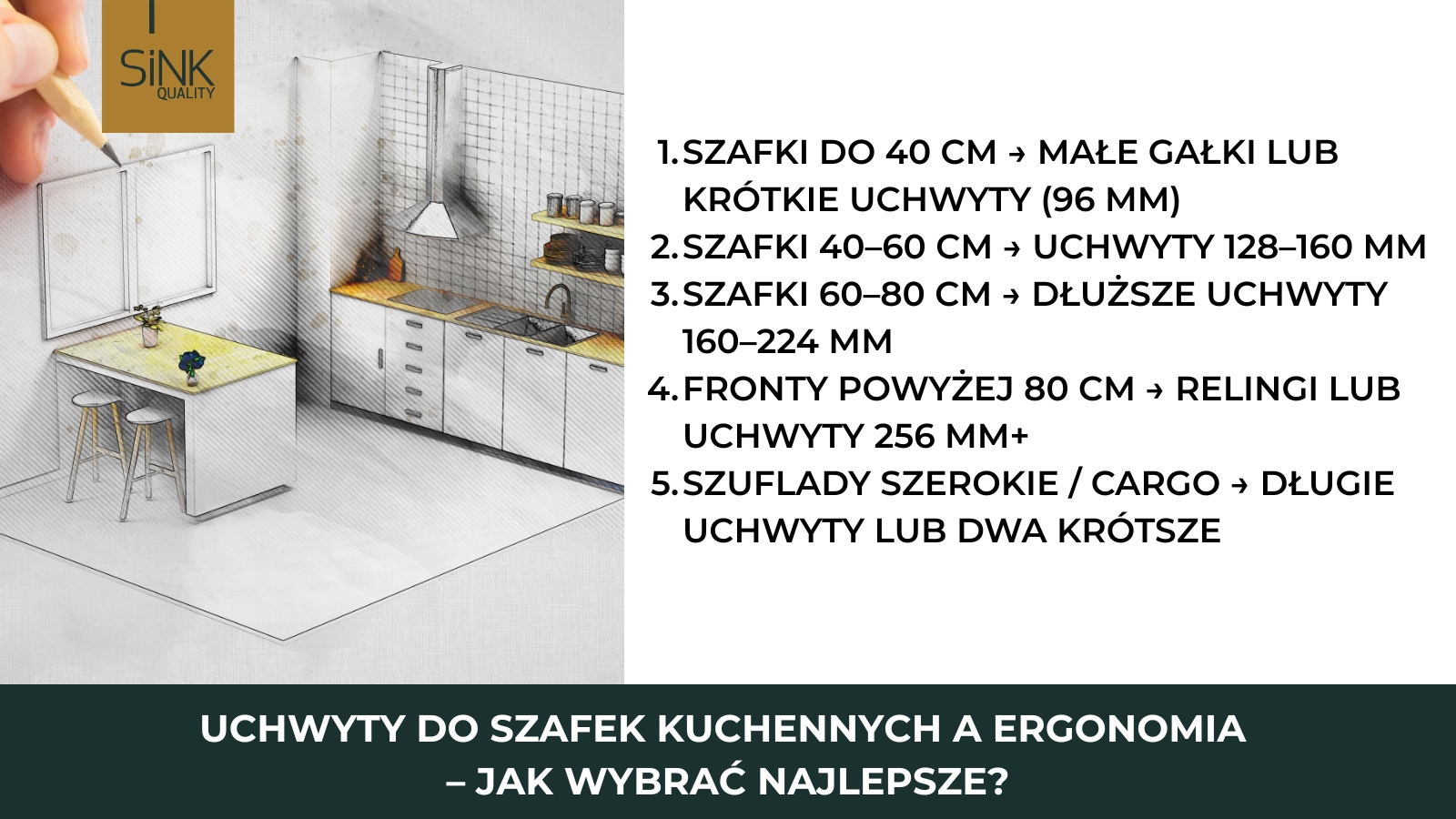 jak wybrac uchwyty do szafek kuchennych