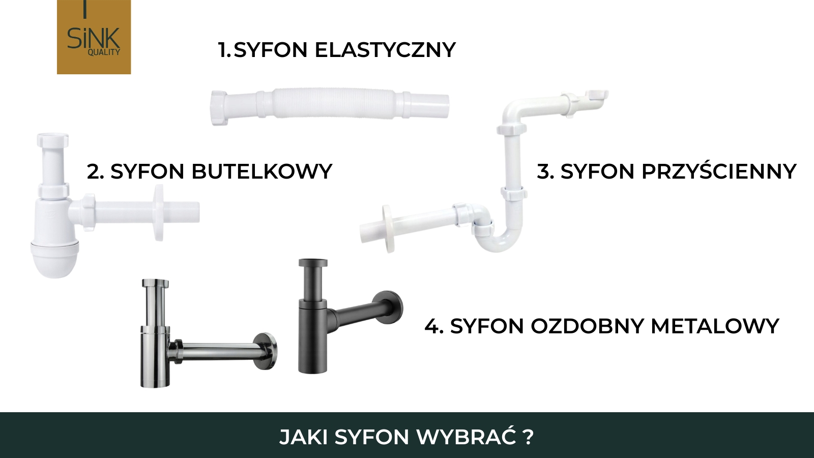 jaki syfon do umywalki wybrać
