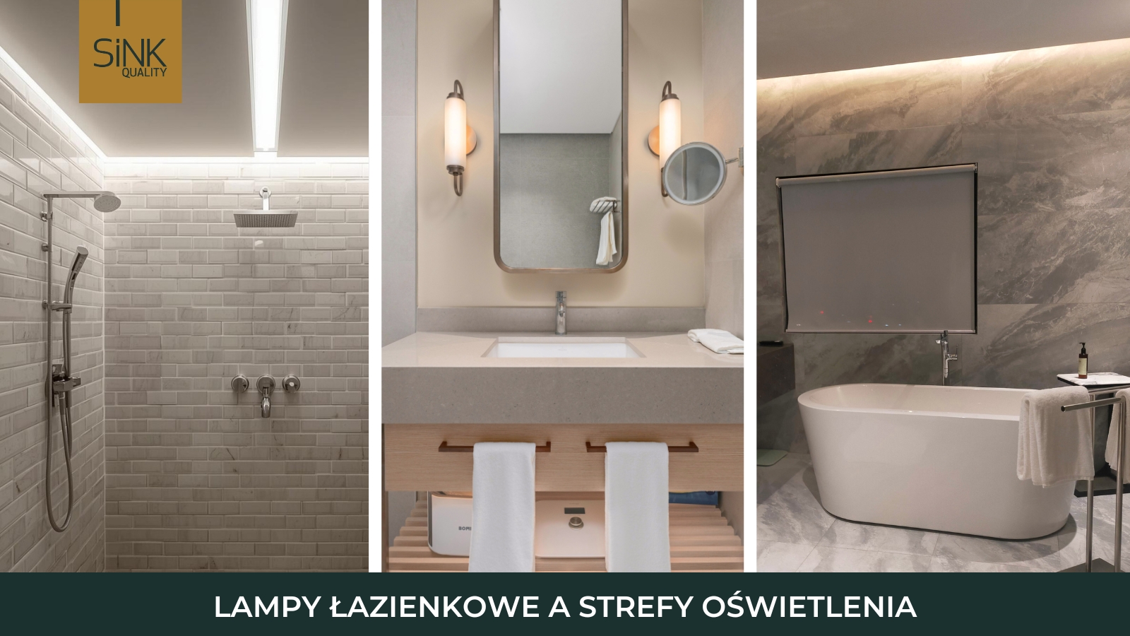 lampy łazienkowe a strefy oświetlania