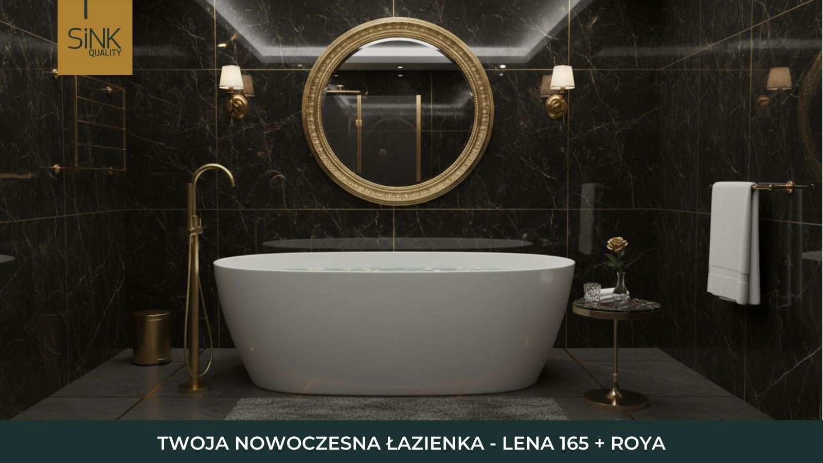 nowoczesna łazienka z wanną zamiast kabiny z prysznicem