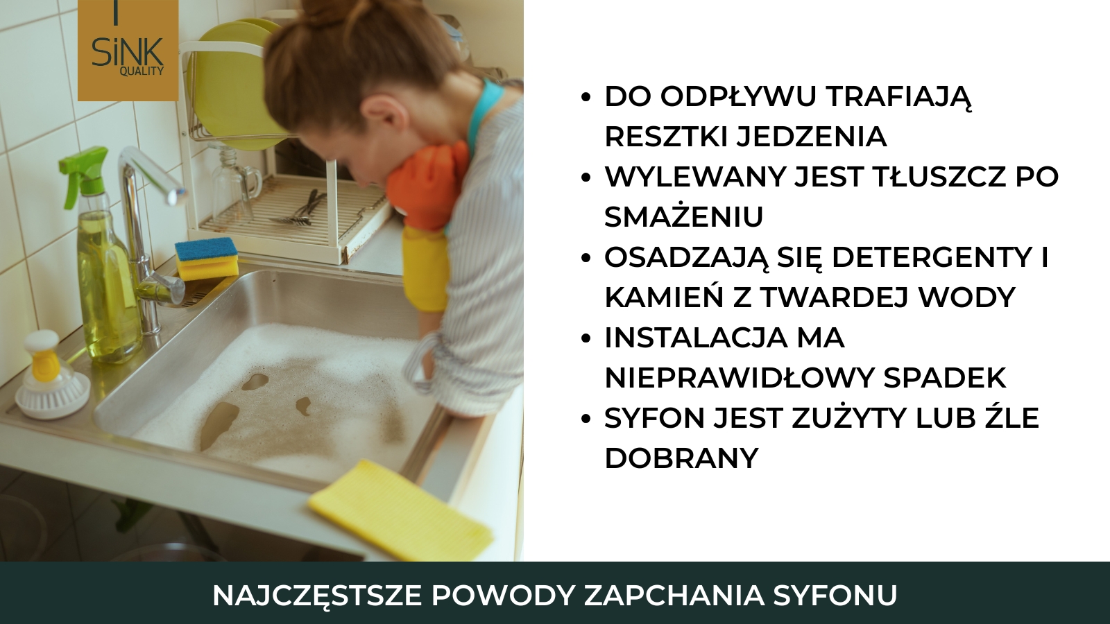 przyczyny zapachania syfonu