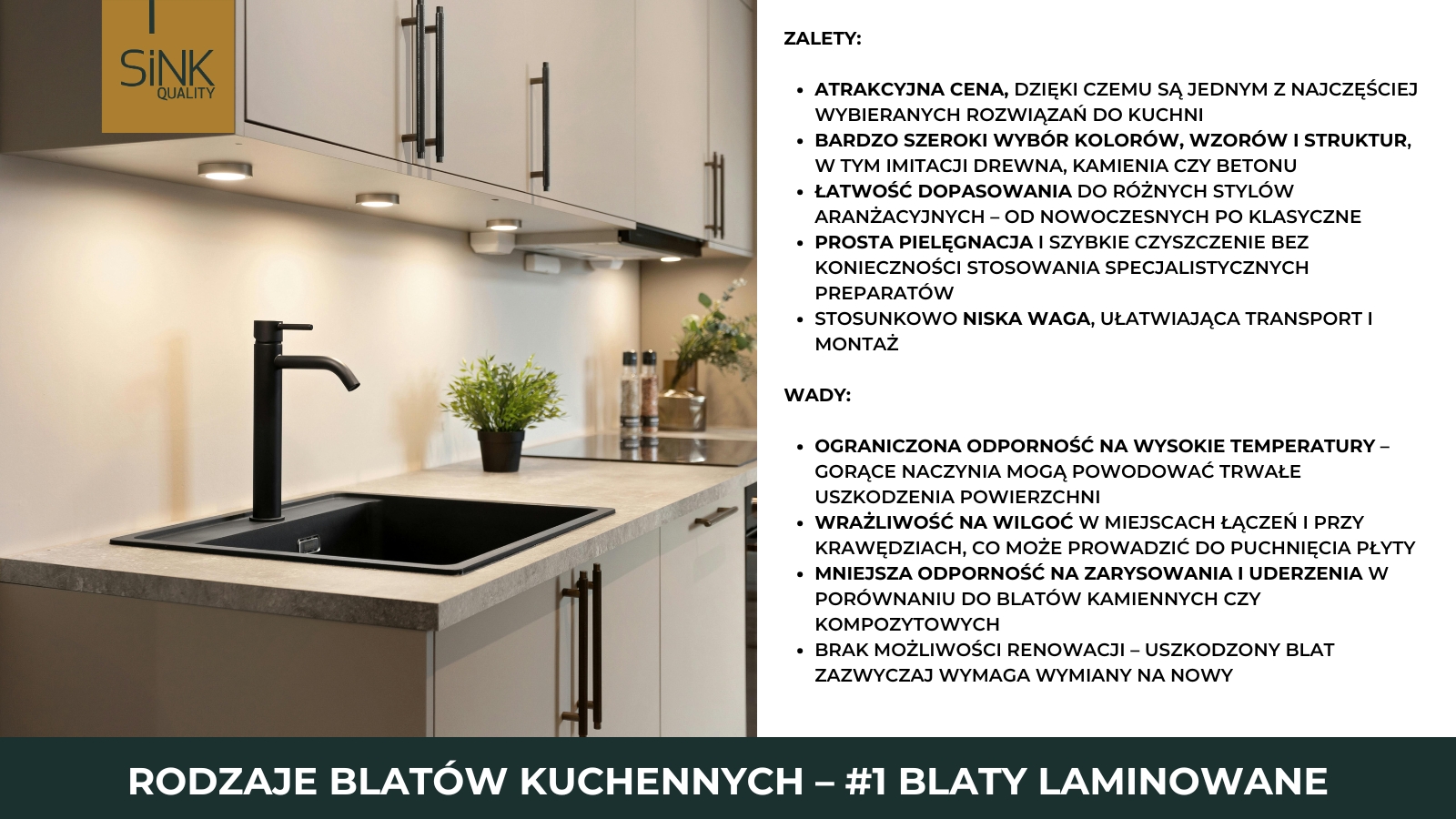 rodzaje blatów kuchennych 1