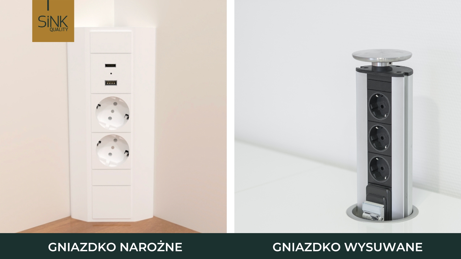 rodzaje sprytnych gniazdek elektrycznych w kuchni