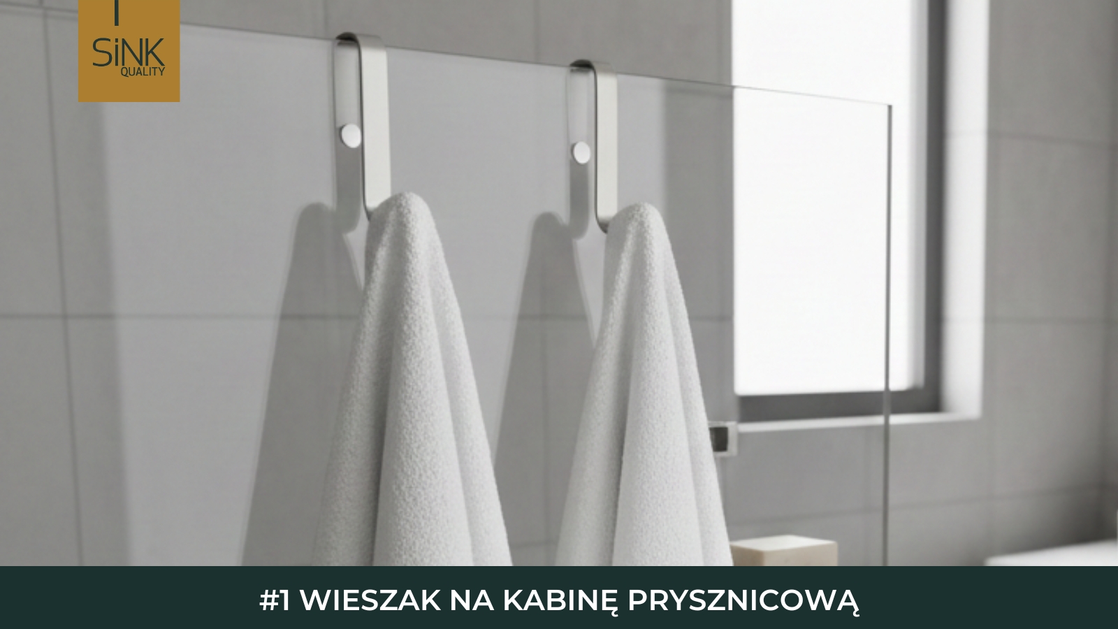wieszak na ręczniki na kabinie