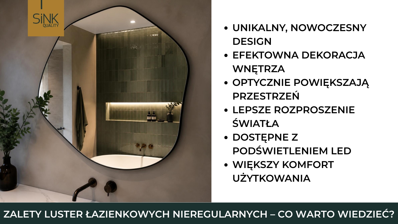 zalety luster o nieregularnych kształtach