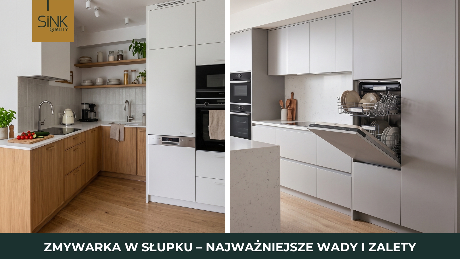 zmywarka w słupku korzyści i wady