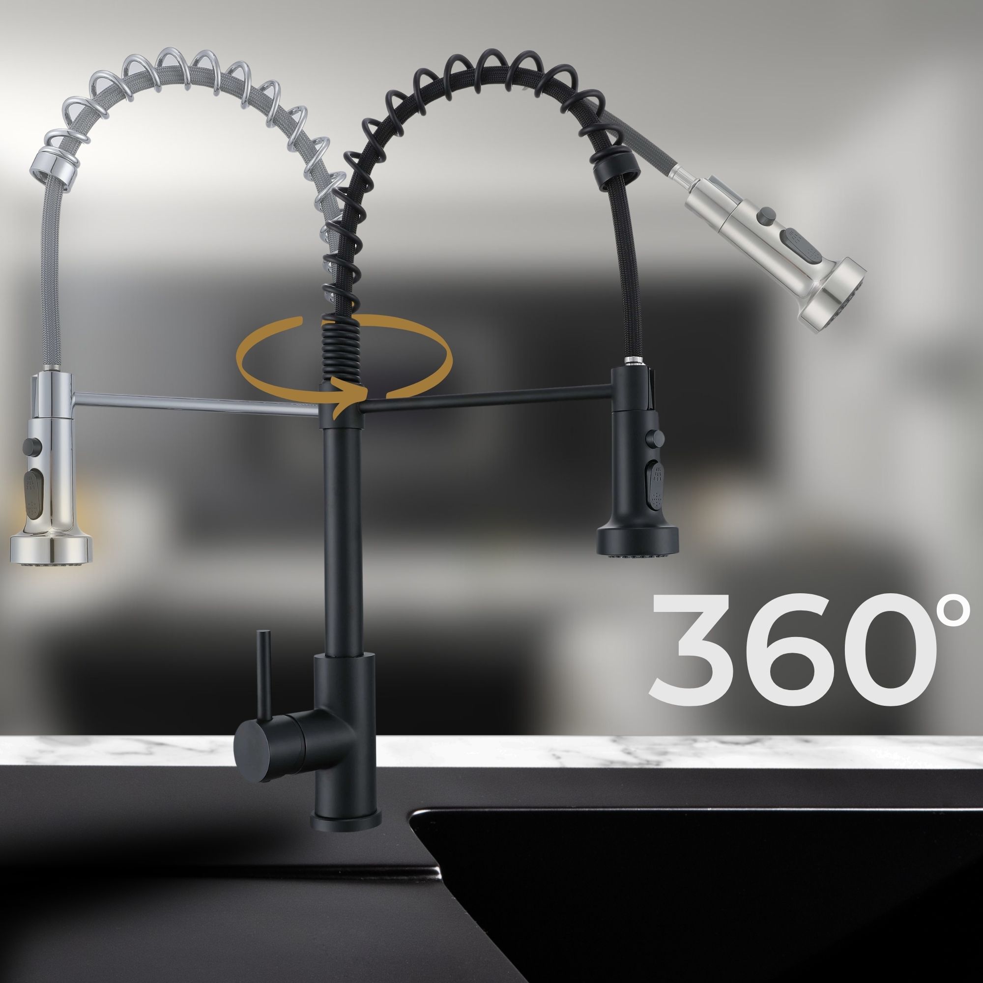 Bateria kuchenna z ruchomą wylewką ama