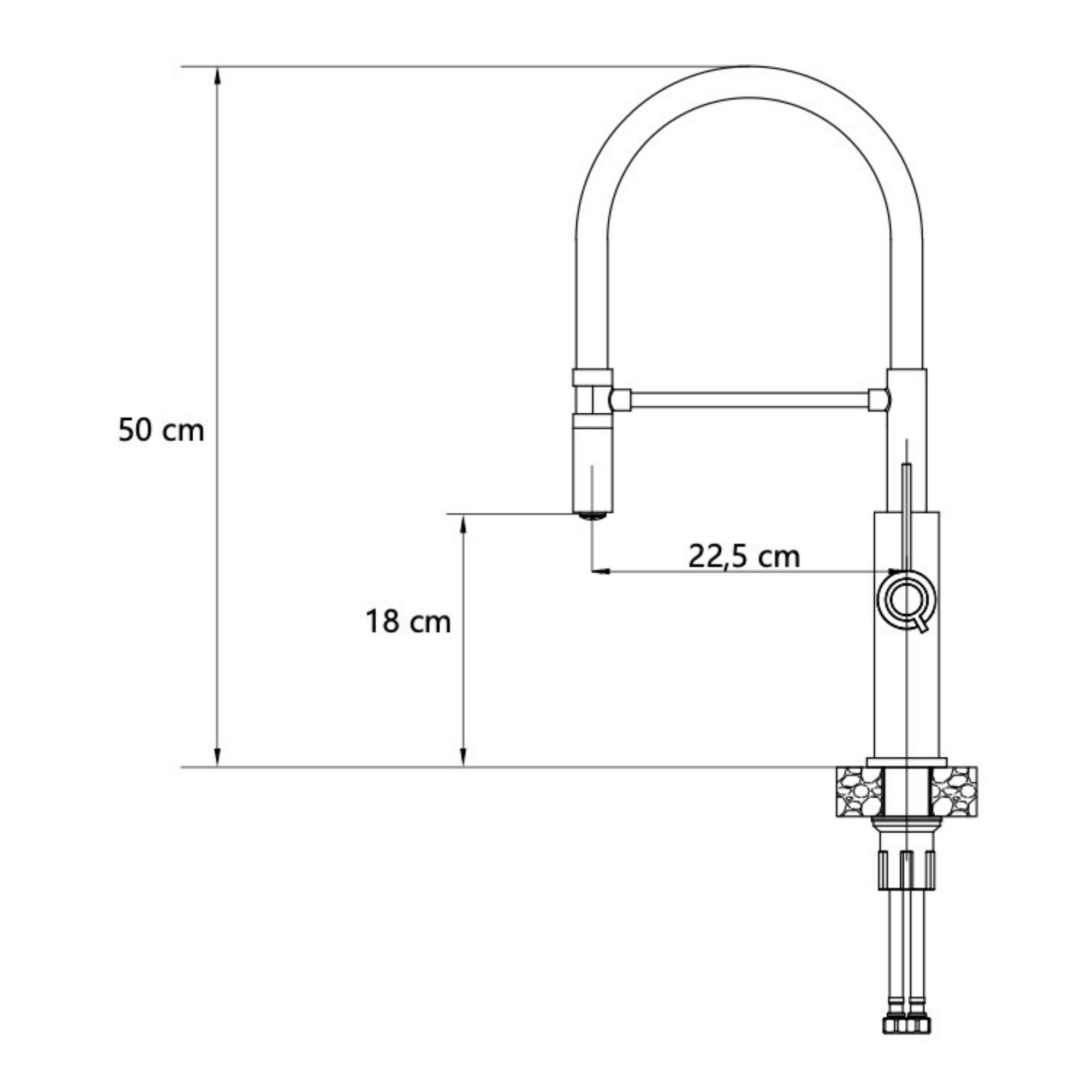 Bateria kuchenna rysunek techniczny