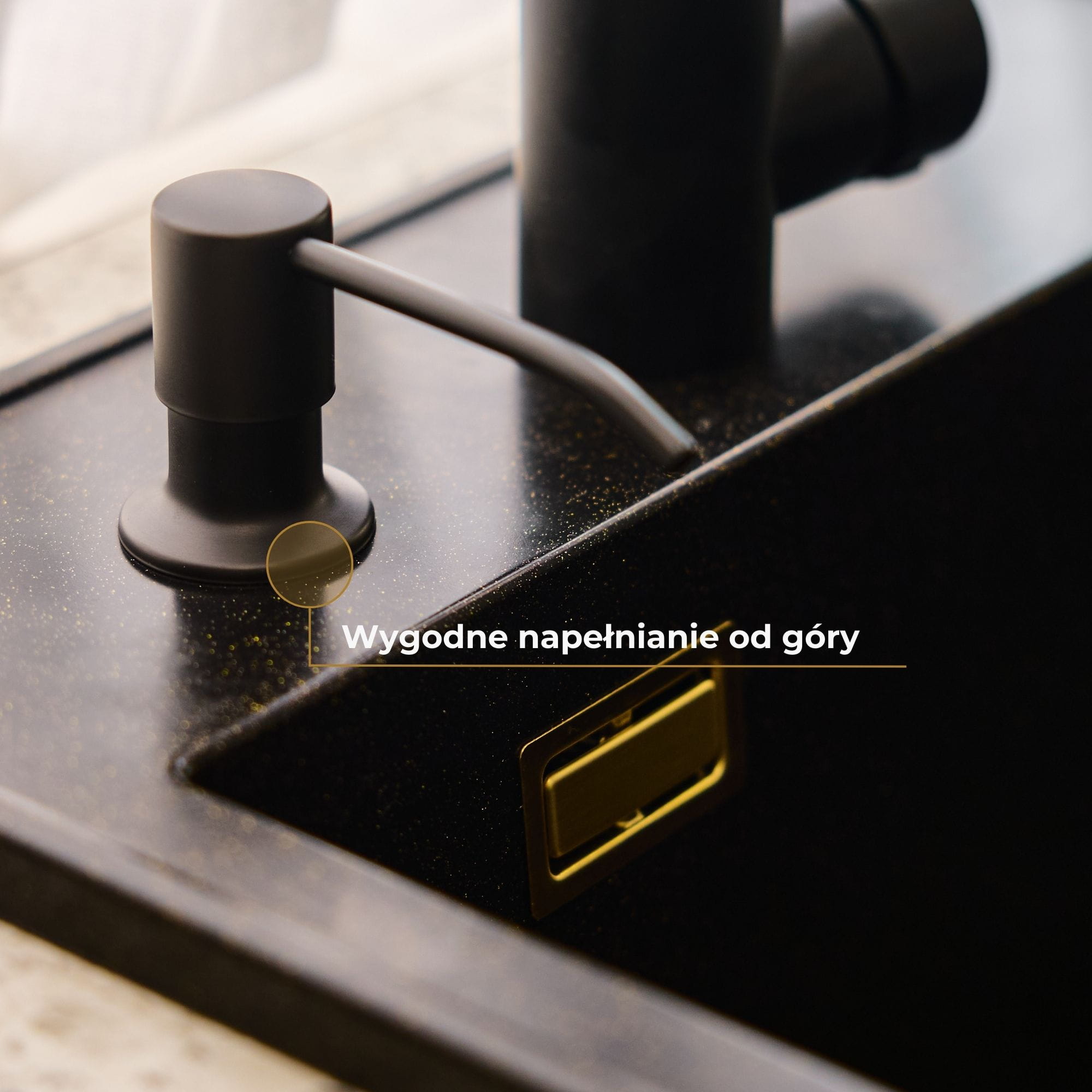 Dozownik SIMPLE II czarny