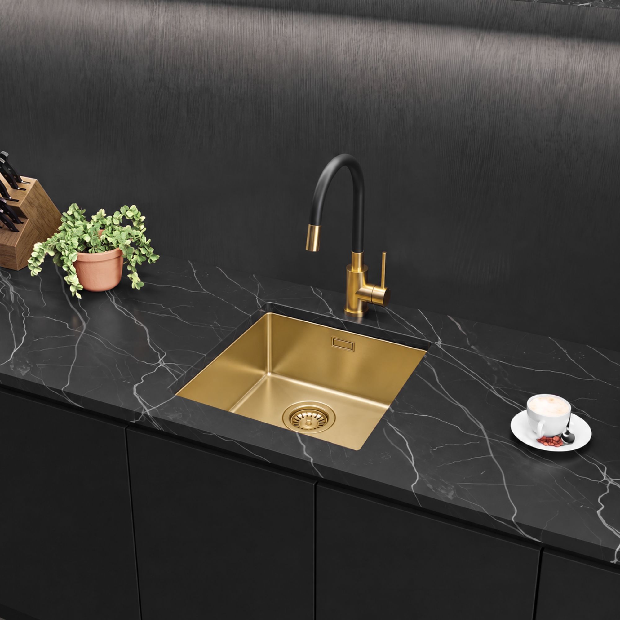 Zlew stalowy Steel Sink 45 aranżacja