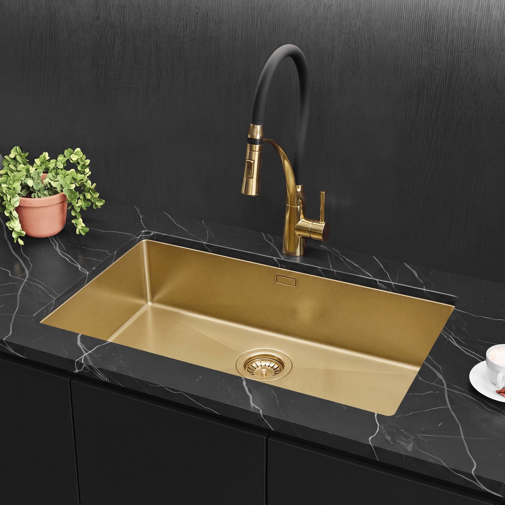 Zlew stalowy SINK 75 aranżacja