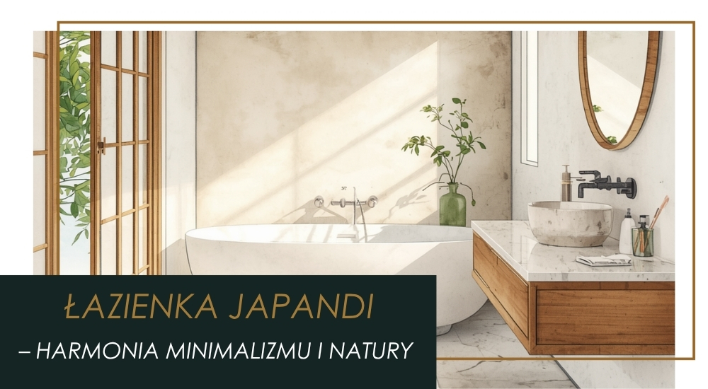 Łazienka w stylu japandi – Minimalizm, drewno i spokój