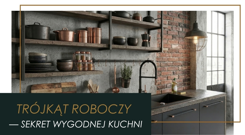 Czym jest trójkąt roboczy w kuchni i jak wprowadzić go w Twoim domu?