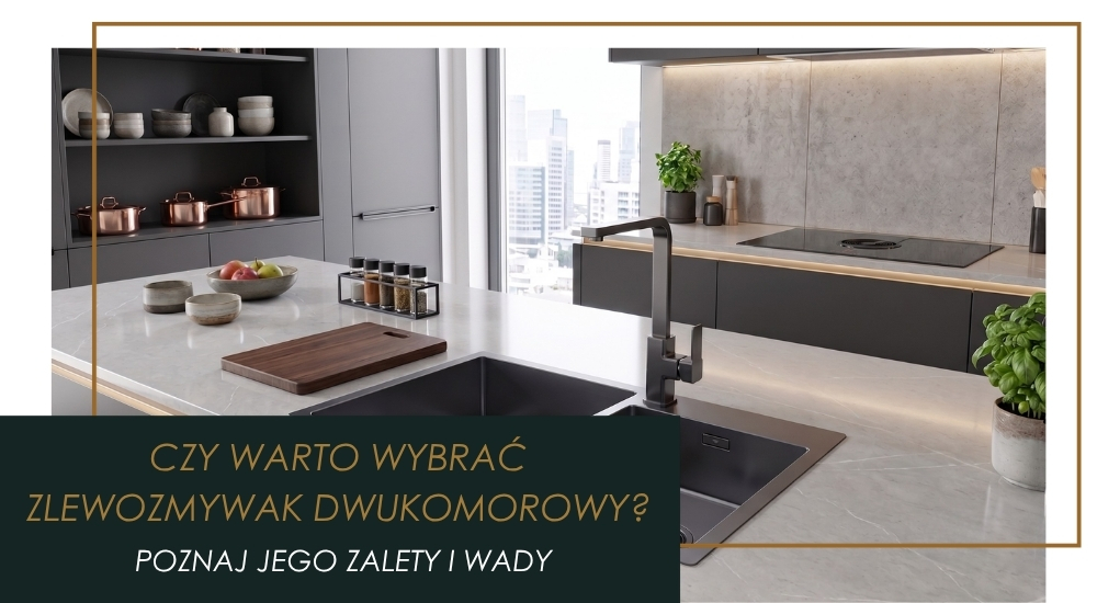 Zlewozmywak dwukomorowy – 12 zalet i wad tego rozwiązania